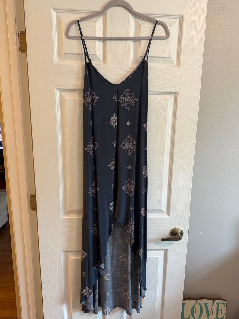 O'Neill Black Printed high-low Dress - Size Small